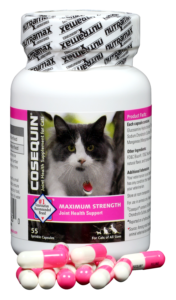 products cosequin_for_cats_sprinkle_capsules_55ct_bottle_with_pile_of_applications