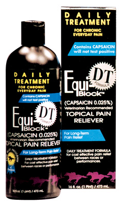 Miracle Coat Equi-Block DT Daily Treatment Formula Pain Reliever for Horses