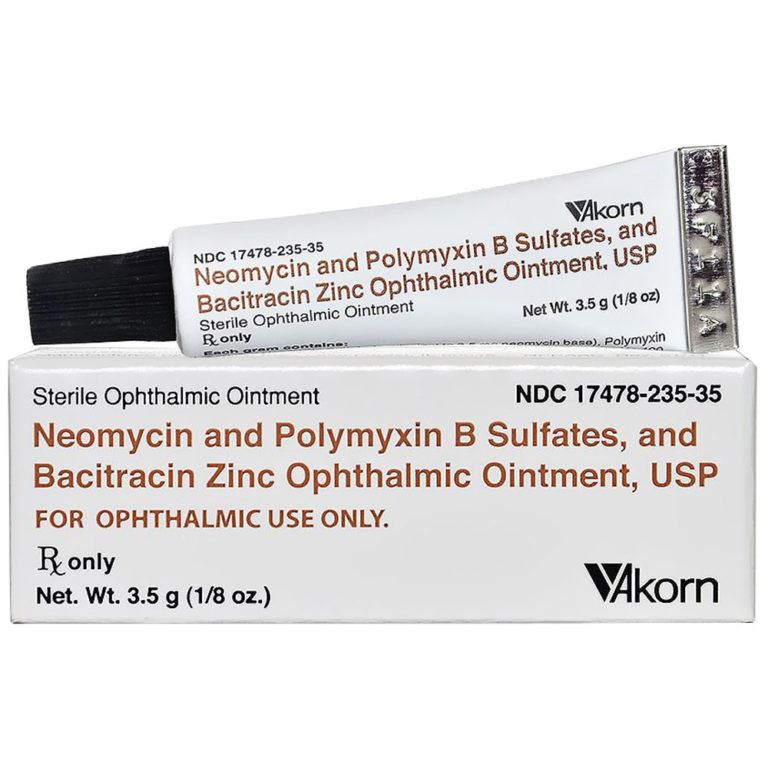Neomycin/Polymyxin/Bacitracin Ophth Ointment 3.5gm J&B Pet Source
