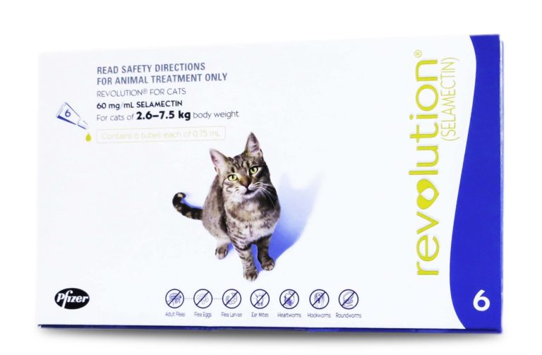 Revolution For Cats Blue (515lbs) 6/pk J&B Pet Source