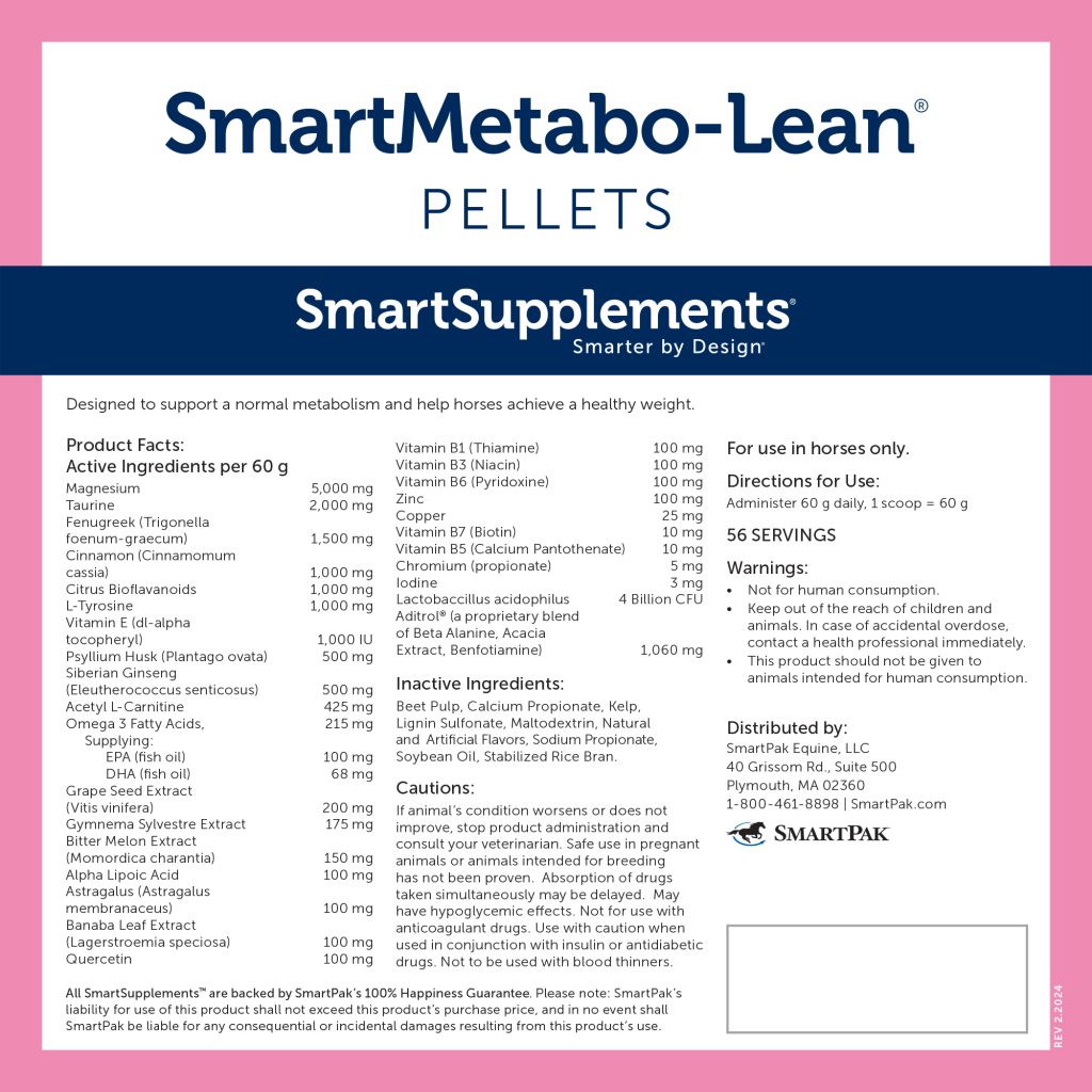 17885 Smartmetabo Lean Label 7.5lb