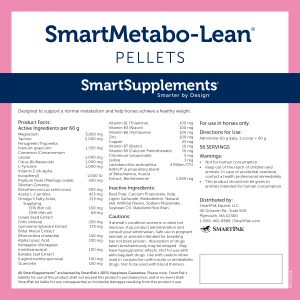 17885 Smartmetabo Lean Label 7.5lb
