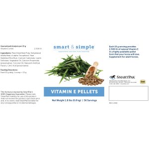 18917 Vitamin E Label 1.8lb