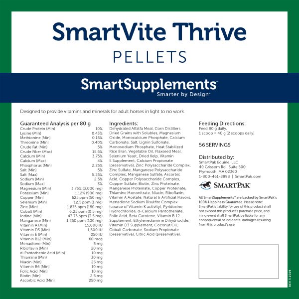 21446 Smartvite Thrive Label 10lb