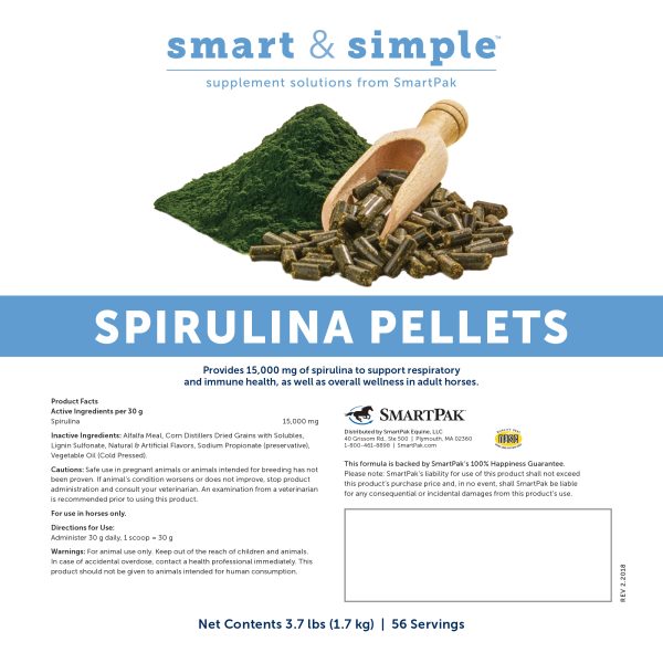 23893 Spirulina Pellets Label 3.7lb