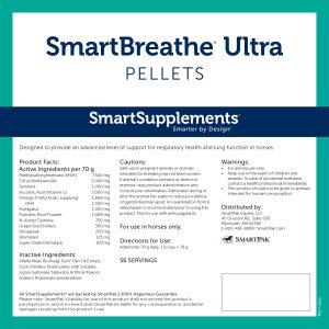 25010 Smartbreathe Ultra Label 8.8lb