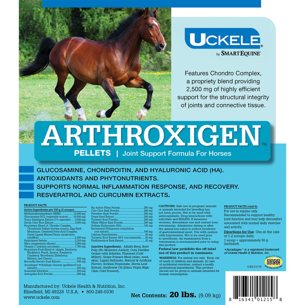 35422 Arthroxigen Pellets Label 20lb