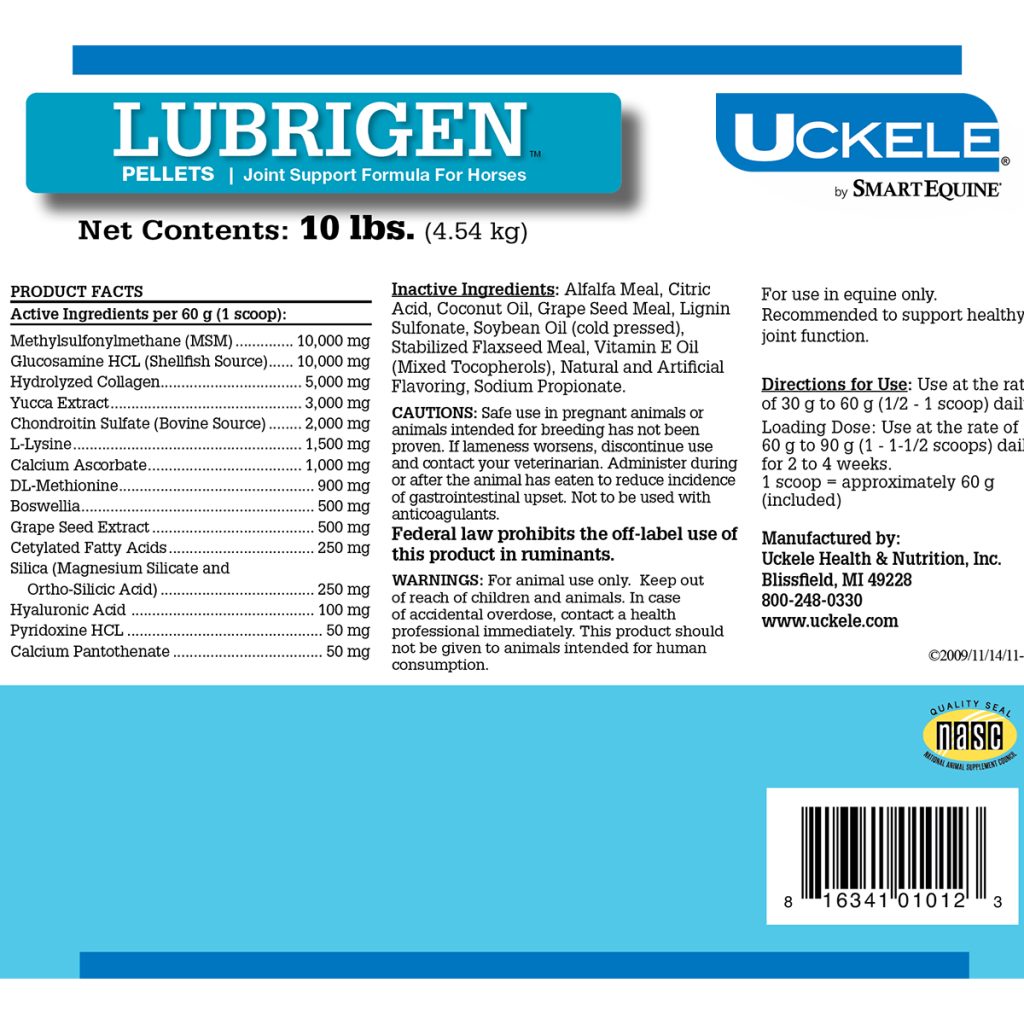 35429 Lubrigen Label 10lb
