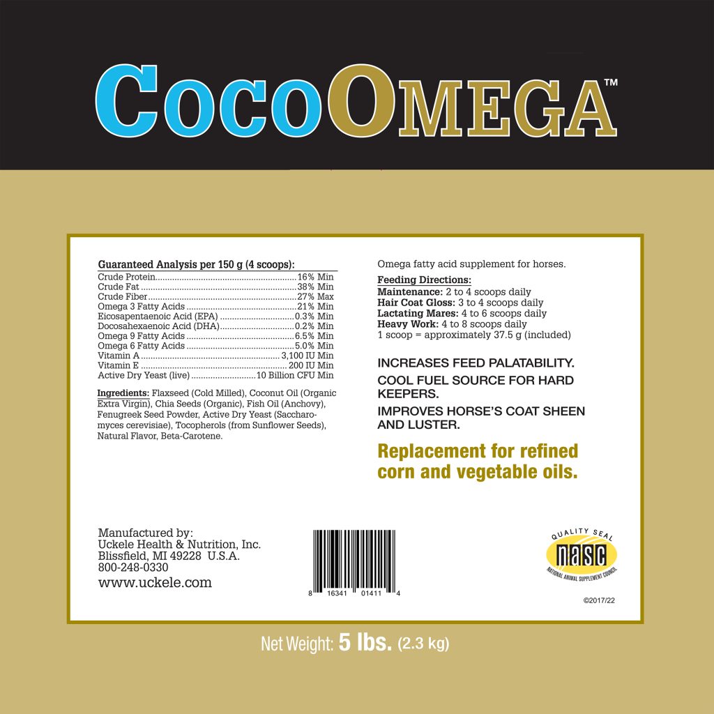 35446 Cocoomega Label 5lb