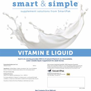 36731 Vitamin E Liquid Label