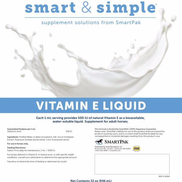36731 Vitamin E Liquid Label