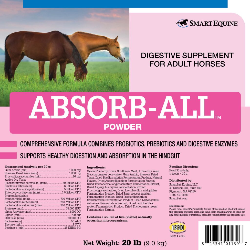Absorb All Powder 4 Lb Pail 2109911393 Label Absorb Allpowder 6.5x6.5 20lb 302day 4 2025 2000x2000