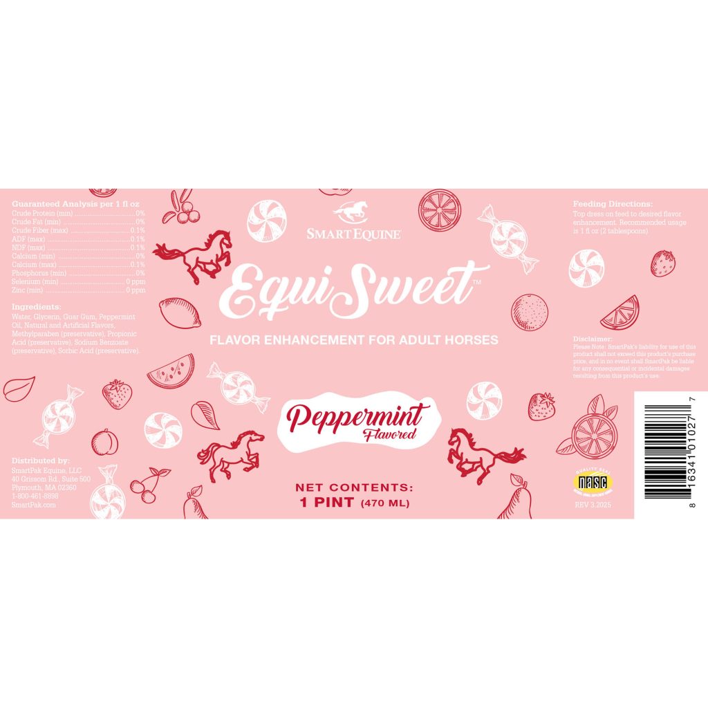 Equi Sweet Peppermint 1 Pint (2109764652) Label Equisweetpeppermint 7.5x3.5 1pt 16day 3 2025 2000x2000