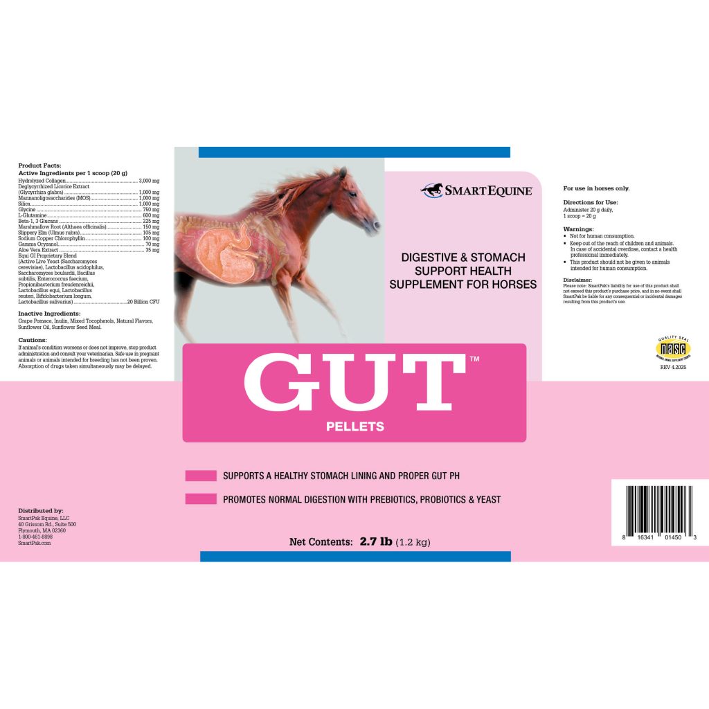 Gut Pellets 2.7 Lb Tub (2109902462) Label Gutpellets 10.25 2000x2000x6 2.7lb 61day 4 2025 2000x2000