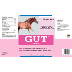 Gut Pellets 2.7 Lb Tub (2109902462) Label Gutpellets 10.25 2000x2000x6 2.7lb 61day 4 2025 2000x2000