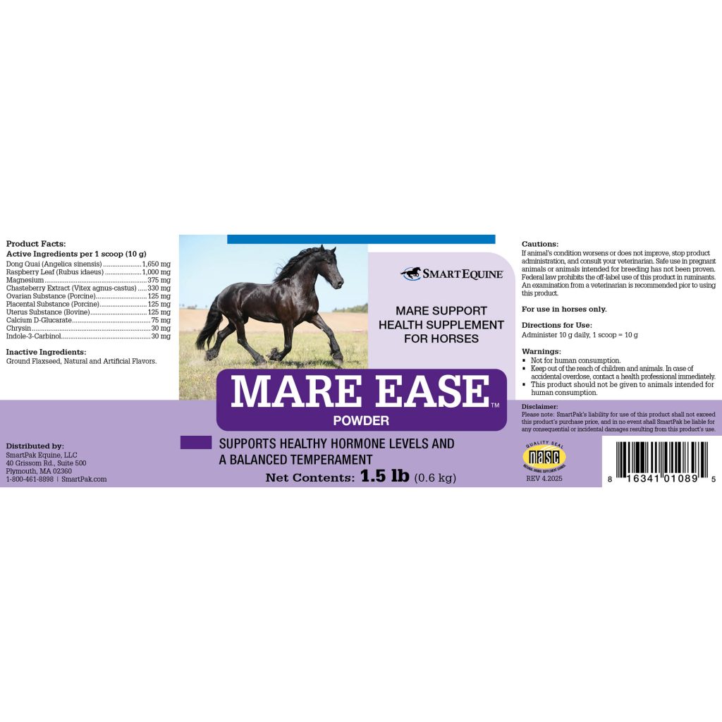 Mare Ease Powder 1.5 Lb Jar (2109902661) Label Mareease 7.5x2.6 1.5lb 24day 4 2025 2000x2000