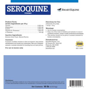 Seroquine Powder 10 Lb Tub (2109902478) 35431 Label 10lbback 2000x2000