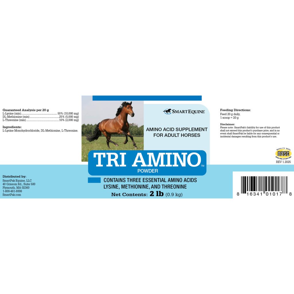Tri Amino 2 Lb Bucket (2109713164) Label Triamino 7.5x2.6 2lb 45day 1 2025 2000x2000