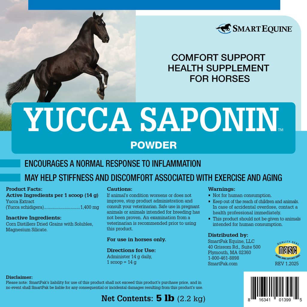Yucca Saponin 5 Lb Bag (2109666326) Label Yuccasaponinpowder 6.5x6.5 5lb 160day 1 2025 2000x2000