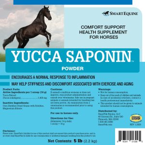 Yucca Saponin 5 Lb Bag (2109666326) Label Yuccasaponinpowder 6.5x6.5 5lb 160day 1 2025 2000x2000